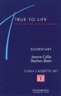True to Life Elementary Class Audio Cassette Set (3 Cassettes): English for Adult Learners di Joanne Collie, Stephen Slater edito da Cambridge University Press