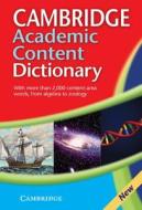 Cambridge Academic Content Dictionary edito da Cambridge University Press
