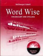 McDougal Littell Literature: Vocabulary Practice Workbook Grade 7 edito da HOUGHTON MIFFLIN