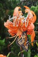 Reading Journal: 6x9 Inch Lined Reading Journal/Notebook - Monarch Butterfly, Orange, Flower, Lily, Colorful, Calligraphy Art with Phot di Pup the World edito da Createspace Independent Publishing Platform