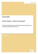 Hohe Turme - Hoher Leerstand? di Raoul Jahnke edito da Grin Verlag