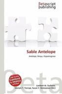 Sable Antelope edito da Betascript Publishing