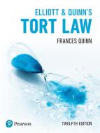 Elliott & Quinn's Tort Law di Frances Quinn edito da Pearson Education Limited