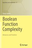 Boolean Function Complexity di Stasys Jukna edito da Springer Berlin Heidelberg