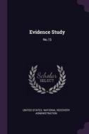 Evidence Study: No.15 edito da CHIZINE PUBN