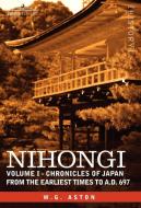 Nihongi di W. G. Aston edito da Cosimo Classics