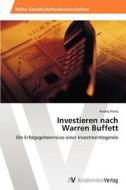 Investieren nach   Warren Buffett di Andrej Franz edito da AV Akademikerverlag