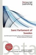 Sami Parliament of Sweden edito da Betascript Publishing