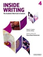 Inside Writing: Level 4: Student Book di Nigel Caplan, Jennifer Bixby edito da OUP Oxford