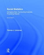 Social Statistics di Thomas J. Linneman edito da Taylor & Francis Ltd