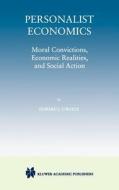 Personalist Economics di Edward J. O'Boyle edito da Springer US