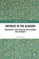 Orpheus In The Academy di Joel Schwindt edito da Taylor & Francis Ltd