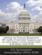 Auditing And Financial Management edito da Bibliogov