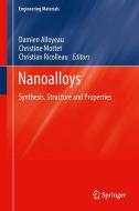 Nanoalloys edito da Springer London
