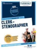 Clerk-Stenographer di National Learning Corporation edito da National Learning Corp