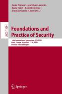 Foundations and Practice of Security edito da Springer International Publishing