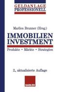 Immobilien Investment edito da Gabler Verlag