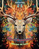 Hjort Mandalas   Målarbok för vuxna   Anti-stress-mönster som uppmuntrar till kreativitet di Inspiring Colors Editions edito da Blurb