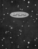 Sketchbook: Blank Sketch Book Workbook Journal for Drawing, Sketching or Doodling Black Stars di Nifty Prints edito da LIGHTNING SOURCE INC