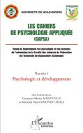 Les Cahiers de psychologie appliquée (CAPSA) Numéro 1 di Germain Fabrice Menye Nga edito da Editions L'Harmattan
