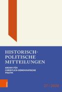 Historisch-Politische Mitteilungen edito da Böhlau-Verlag GmbH