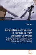 Conceptions of Function in Textbooks from EighteenCountries di Vilma Mesa edito da VDM Verlag