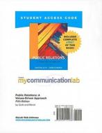 Public Relations Student Access Code: A Values-Driven Approach di David W. Guth, Charles Marsh edito da Allyn & Bacon