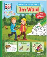 WAS IST WAS Kindergarten Malen Rätseln Stickern Im Wald di Ida Wenzel edito da Tessloff Verlag
