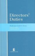 Directors Duties di Andrew Keay, Leslie Kosmin edito da Jordan Publishing Ltd