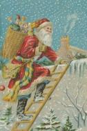 Vintage Santa Claus Delivers Toys Chimney Christmas Eve Journal: (Notebook, Diary, Blank Book) di Distinctive Journals edito da Createspace Independent Publishing Platform