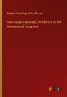 How Paupers are Made; An Address on The Prevention of Pauperism di Stephen Humphreys Villiers Gurteen edito da Outlook Verlag