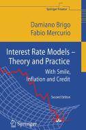 Interest Rate Models di Damiano Brigo, Fabio Mercurio edito da Springer-Verlag GmbH