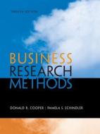 Cooper, D: Business Research Methods di Donald Cooper, Pamela Schindler edito da McGraw-Hill Education - Europe