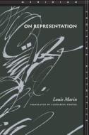 On Representation di Louis Marin edito da Stanford University Press