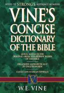 Vine's Concise Dictionary of Old and New Testament Words di W. E. Vine edito da THOMAS NELSON PUB