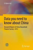 Data you need to know about China di Li Gan, Zhichao Yin, Nan Jia, Shu Xu, Shuang Ma, Lu Zheng edito da Springer-Verlag GmbH