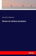 Verses on various occasions di John Henry Newman edito da hansebooks