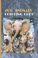 Zoo animals coloring book: coloring book for children di Aziz Masaoudi edito da UNICORN PUB GROUP