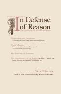 In Defense Of Reason di Yvor Winters edito da Ohio University Press
