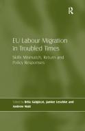 EU Labour Migration in Troubled Times di Bela Galgoczi, Janine Leschke edito da Taylor & Francis Ltd