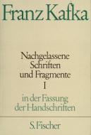 Nachgelassene Schriften und Fragmente I di Franz Kafka edito da FISCHER, S.