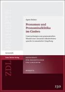 Pronomen und Pronominalklitika im Cimbro di Agnes Kolmer edito da Steiner Franz Verlag