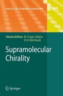 Supramolecular Chirality di Mercedes Crego-Calama edito da Springer Berlin Heidelberg
