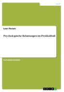 Psychologische Belastungen im Profifußball di Leon Theisen edito da GRIN Verlag