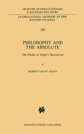 Philosophy and the Absolute di R. G. Mcrae edito da Springer Netherlands