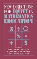 New Directions for Equity in Mathematics Education edito da Cambridge University Press