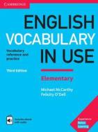 English Vocabulary In Use Elementary Book With Answers And Enhanced Ebook di Michael McCarthy, Felicity O'Dell edito da Cambridge University Press
