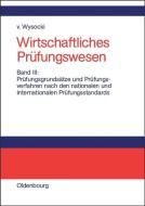 Wirtschaftliches Prüfungswesen 3 di Klaus von Wysocki edito da Oldenbourg Wissensch.Vlg