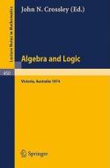 Algebra and Logic edito da Springer Berlin Heidelberg
