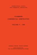 Yearbook Commercial Arbitration di Pieter Sanders edito da Springer